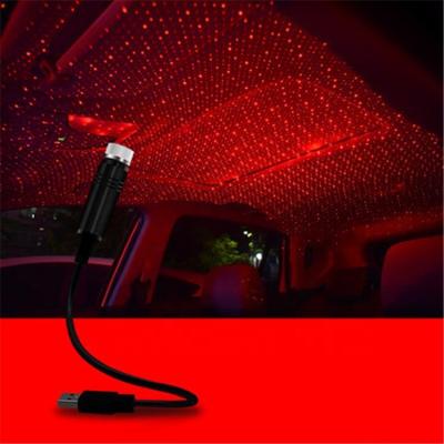 China Eco-friendly Star Ambient Light Car Roof Lights USB Night Lamp Decoration Atmosphere Romantic Lamp for sale