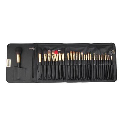 China Angular Blush Newest Style Logo 27 Pcs Makeup Brush Set Hot Selling Private Label Customizable Black Makeup Brush for sale