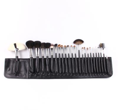 China Angular Blush 24pcs Professional Makeup Brush High Quality Goat Hair Makeup Brushes for sale