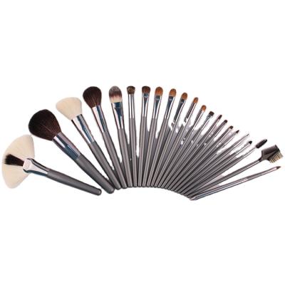 China Angular Blush Wholesale Products Professional Brown Makeup Brush Set Private Label for sale