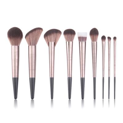 China Angular blush brush 2021 new arrival makeup set a full set of loose powder blush eyeshadow brush beauty factory for sale