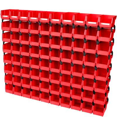 China Sustainable Industrial Warehouse Organization PP Plastic Container Blank Bins For Screws And Nuts for sale