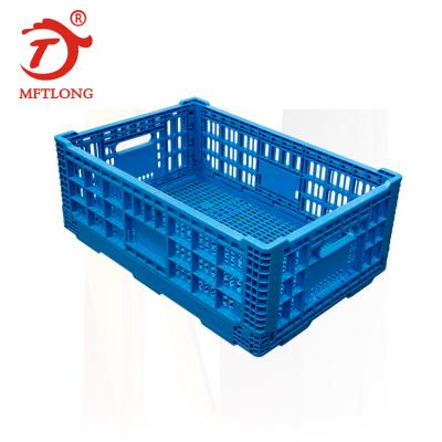 China Foldabe collapsible plastic box large foldable moving crate for sale