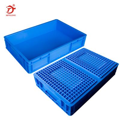 China 600x400mm EU Standard 600x400mm Recyclable Stackable Plastic Crate for sale