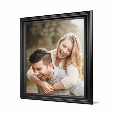 China Wooden Picture Frame 32 43 49 Inch Wooden Picture Frame LCD Digital Photo Album Frame WiFi Digital Electronic Photo Frame for sale