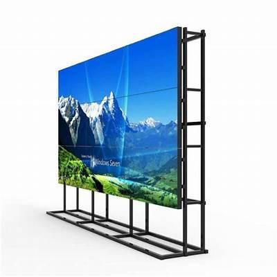 China Indoor Video Wall High Definition Split Screen Display 3x3 46 49 66 Inch Seamless Splicing Screen 0.8mm/1.8mm/3.5mm Show Splicing Screen for sale