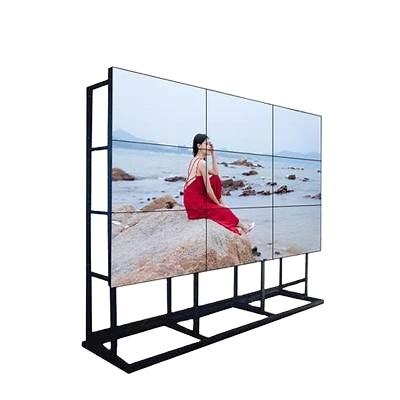 China Split Screen Display 46 49 55 Inch Floor Hd Lcd Video Wall Screen Full Stand Wall 3x3 Lcd Video Wall Display Video Wall Screen advertising interior for sale