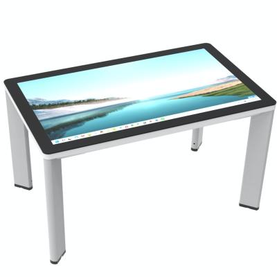 China Indoor Waterproof 10 Point Capacitive Touch Screen Table All In One Touch Screen Coffee Table Multi Touch Screen Table for sale