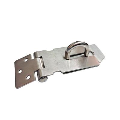 China Hengsheng J703 Stainless Steel Padlock Hasps and Staples Furniture Cabinet Lock Latch for sale