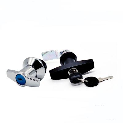 China High quality powder coated Hengsheng MS302 electric door lock and handles lock zinc alloy cylinder cabinet locks for sale