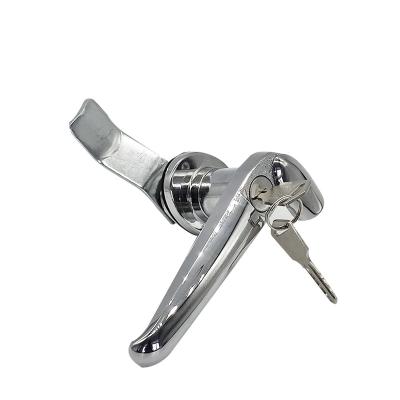 China Industrial Door Handle Lock MS308 Zinc Alloy Concealed Handle For Locks Industrial Outdoor Distribution Box for sale