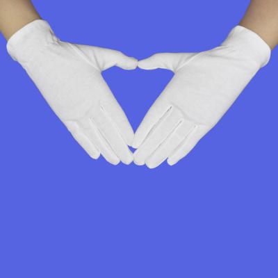 China China 5017 Plain Elastic Fork Cuff Glove Factory Eye Sleep Eczema Overnight Moisturizing 100 Cotton White Lint Free Hand Gloves for sale