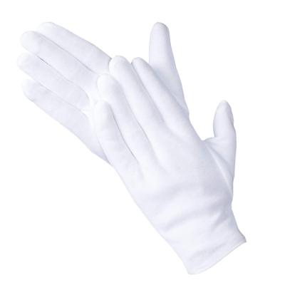 China Sensitive Coupling Premium Multiple Light Dust Not Shrink Cotton White Thumb 23cm SPA Washable Eczema Moisturizing Gloves for sale