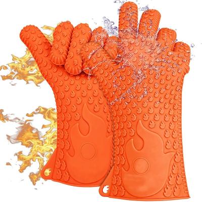 China Waterproof Heat Resistant BBQ Cooking Meat Handling Kitchen Oven Fireplace Accessory Campfire Mitt Dishwashing Gloves for sale