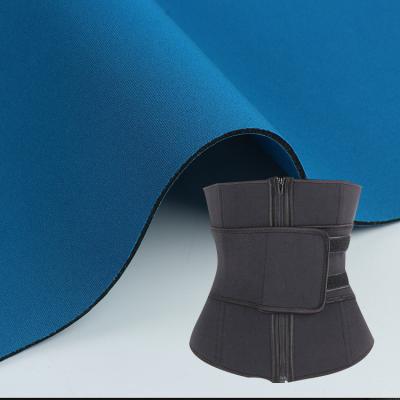 China Custom Double Faced One Sided Glossy Stretchable Lamination 3mm Polyester Neoprene Rubber Sheet Waterproof Fabric for sale