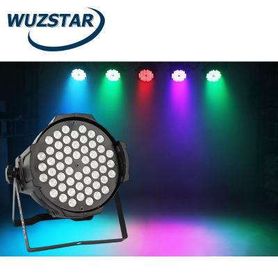 China Gradual Change Colourwith High Power RGBW LED 54 Par Lights DMX512 Sound 162W Activity Disco Beam Party Light Stage Light For Ceiling Bar for sale