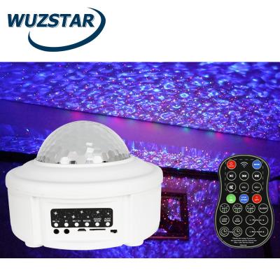 China WUZSTAR Modern Galaxy Starry Night Light USB Disco Ball with Music LED Speaker Lights Remote Control Star Projector for Bedroom Home for sale