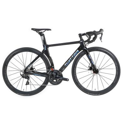 China Eps factory price techonoloty 105 groupset 22 speed 700C carbon road bike complete air racing disc for sale