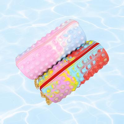 China Wholesale Reusable Fashion Toddler Lady Silicon Storage Bag With Zip Lock for sale