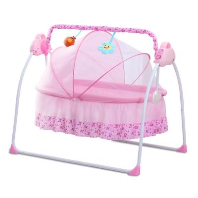 China Electric Cradle Modern Newborn Automatic Swing Baby Comfort Sleep Bed Smart Rocking Cradle Baby for sale