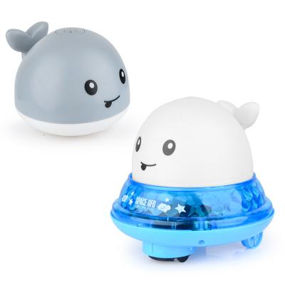 China Bath Toy Hot Selling Baby Shower Toys Children Swimming Water Spray Toy Whale Shower Bath Toy Small for sale