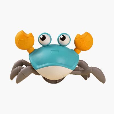 China Cute Bath Toy Hot Sale Baby Bath Toys Simulation Crab Kids Fun Pull Bathroom Beach Crawling Toys for sale