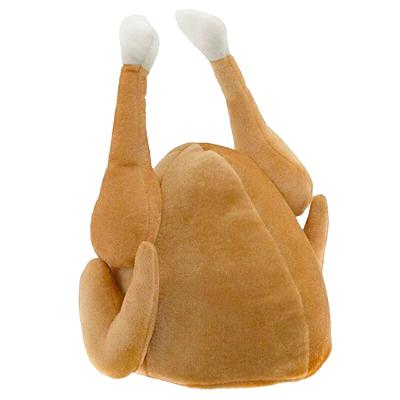 China Hot Selling Plush Drumstick Hat Moving and Singing Thanksgiving Toys for sale