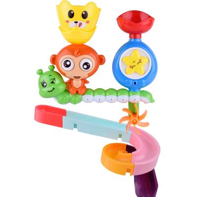 China High Quality Meng Monkeys Spin Around 0-12M Tracks Baby Bath Music And Toys for sale