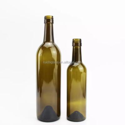 China Champagne Green Square 100ml 250ml 500ml 750ml 1L Cooking Olive Oil Bottle with Lid for sale