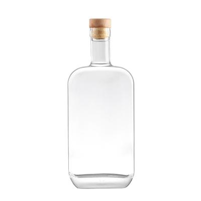 China 1000ml Glass Bottle with Cork for Brandy Super Flint Glass Hot Item for sale