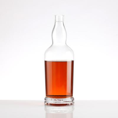 China Wijn Uniek Ronde Liquor Verf 500ml 700ml 750ml Brandy Tequila Gin Custom alcoholflessen Te koop