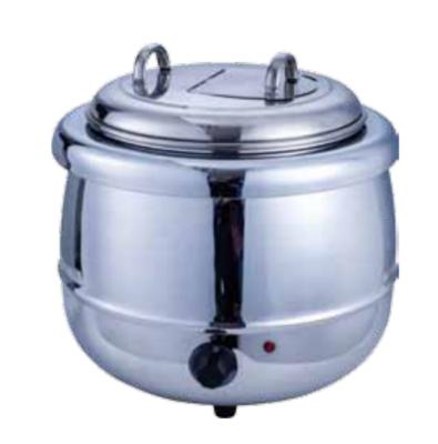 China Keep Warm High Quality Commercial Portable Soup Warmer 13L Stainless Steel Soup Kettle Insulation Heat Pot for sale