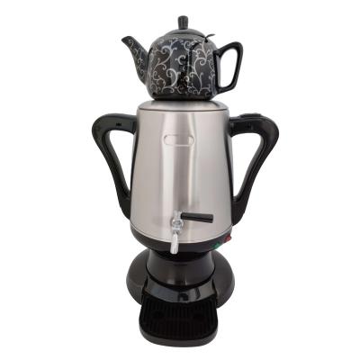 China Keep Hot Factory Price Black White Samovar Kettles 4.8L Electric Steel Ceramic Modern Samovar For Making Tea And Coffee for sale