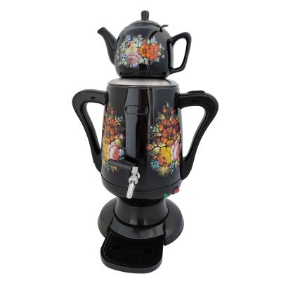 China Keep Hot Samovar Ceramic Teapot Stainless Steel Pot Wholesale Keep Warm Tea Maker 4.8L Electric Kettles for sale