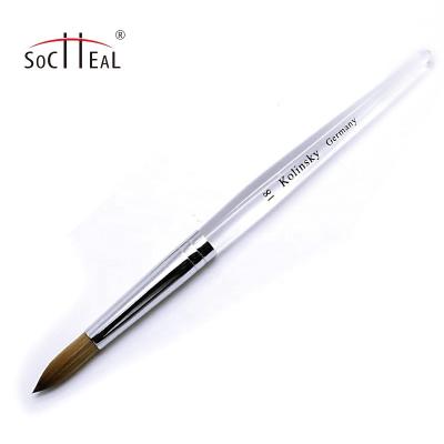 China 2021 Goods High Quality Custom Kolinsky Acrylic Nail Brush for sale