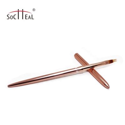 China Durable high quality gold nail art nylon brush for sale