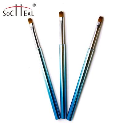 China 2021 Newest Durable Shade Japan 3pcs Metal Nail Brush Set for sale