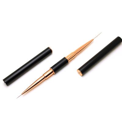 China Professional NAIL Nail Painting Drawing Line with Metal Handle Double-tip Pen Nails Art Nail Brush for sale