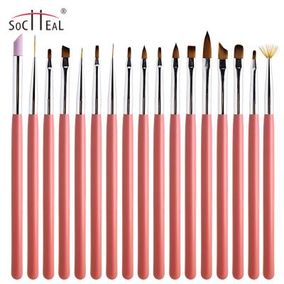 China NAIL Full Set Nail Brushes Gel Polish Brush for sale