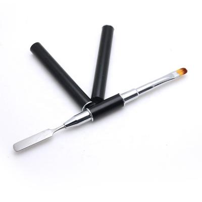 China NAIL OEM Double Head Poly Gel Tool Nail Gel Brush for sale