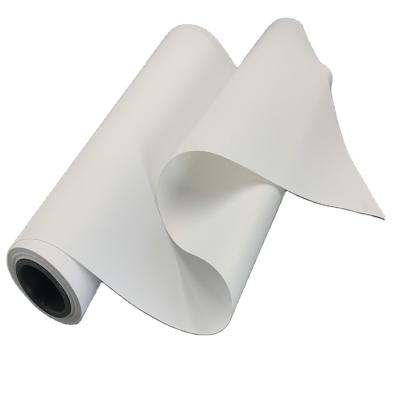 China Eco friendly 370 GSM polyester fabrics roll for 1.8m wide format eco solvent printer polyester canvas for sale