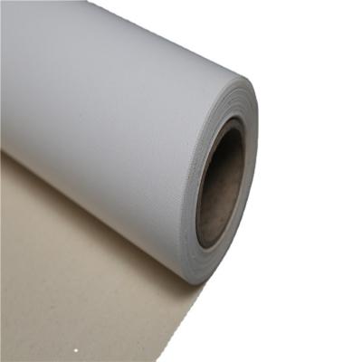 China Eco-Friendly White 380gsm Eco-Friendly Paints Large Canvas-Cotton Solvent Matte Roll Canvas Canvas for sale