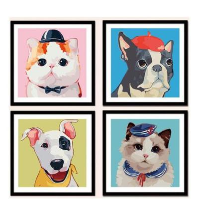 China Inkjet Printing Customized Art Canvas Wall Art For Cartoon Painting And Printing for sale