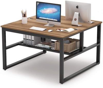 China Modern Two Person Desk , Double Workstation Desk Writing Study Desk for sale