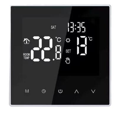 China Modern Touch Screen Underfloor Heating Room Thermostat for sale