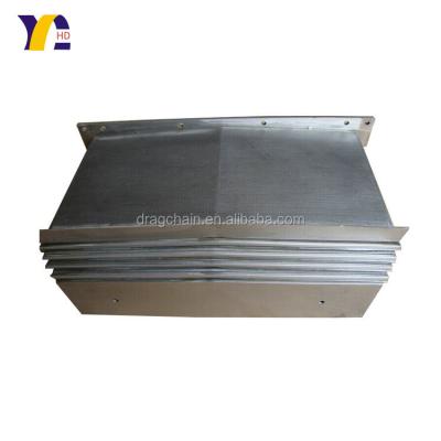 China Factory Steel Plate Machine Protective Shield Bellows Steel Cover And Telescopic Cover for sale