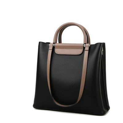 China 2022 Fashion Cheap Hot Sale Latest Design Women Handbags Black Large Handbags for sale