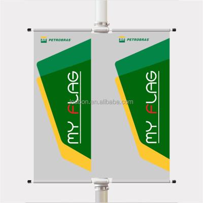 China Double Street Promotion Fiberglass Street Banner Side Pole for sale