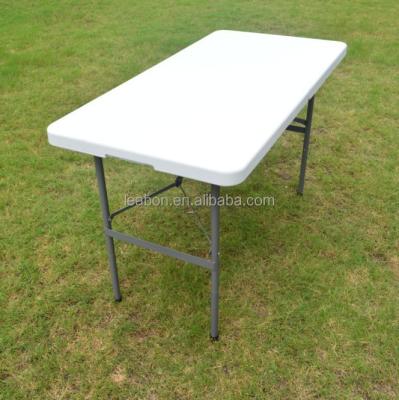 China 2021 Modern HDPE +aluminum Rectangle Folding Table for sale