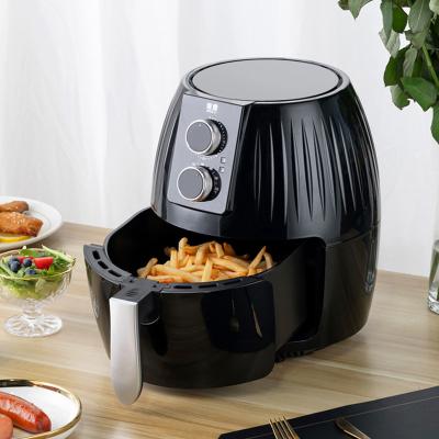 China Amazon Peak Household Small Factory Air Fryers 4.5l Fryers Kitchen Appliance No-Electric Deep Hot Silver Oil Airfryer for sale